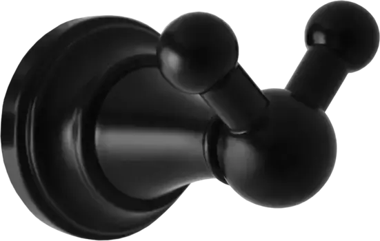 Крючок двойной Rav Slezak Morava черный матовый