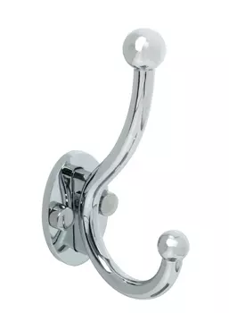 Крючок двойной Fixsen Hotel хром