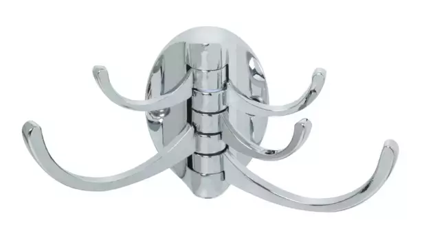 Крючок пятерной поворотный Fixsen хром