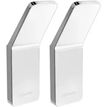 Крючок Lemark Smooth line 9711001 хром, 2 шт