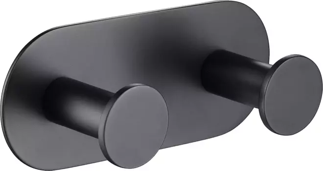 Крючок двойной Timo Saona черный матовый