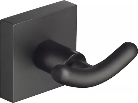 Крючок двойной Timo Selene черный матовый