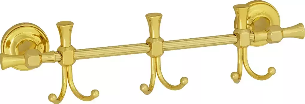 Крючок тройной Migliore Fortuna золотой