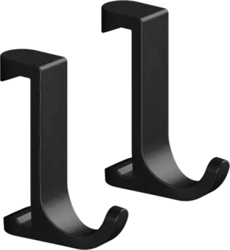 Крючок узкий Hansgrohe WallStoris черный матовый