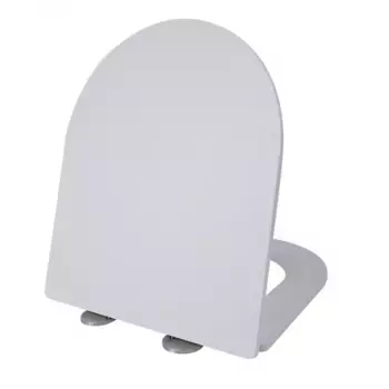 Крышка - сиденье Esbano Azalea/Clavel белый матовый