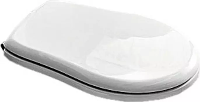 Крышка-сиденье Kerasan Retro белый/бронза, с микролифтом (108601)