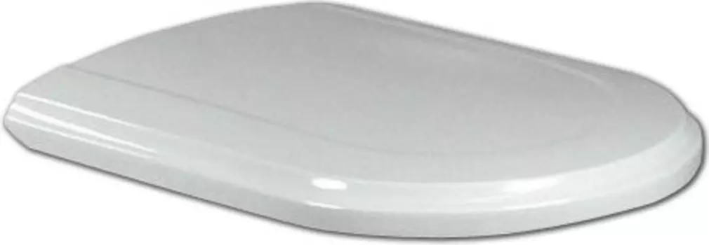 Крышка-сиденье Villeroy & Boch Hommage 8809 S1 R1 белый альпин, с микролифтом, петли хром
