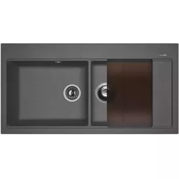 Кухонная мойка Florentina Россана 100 черная