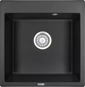 Мойка кухонная Granula 51х52 черный матовый