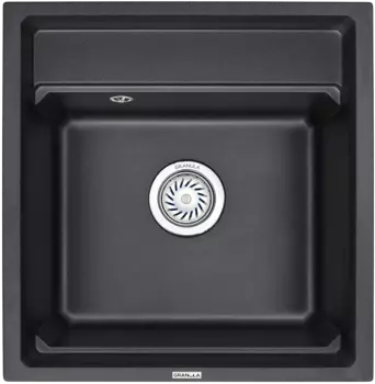 МоМойка кухонная Granula Kitchen Space 50х51 черный матовый