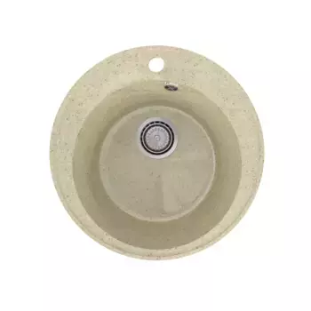 Кухонная мойка Practik PR-M-475-002 (без сифона), слоновая кость