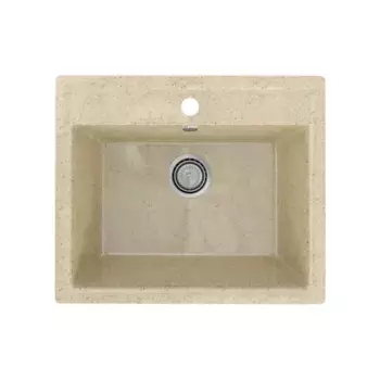 Кухонная мойка Practik PR-M-565-002 (без сифона), слоновая кость