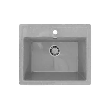 Кухонная мойка Practik PR-M-565-003 (без сифона), светло-серый