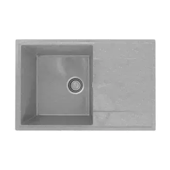 Кухонная мойка Practik PR-M-735-003 (без сифона), светло-серый