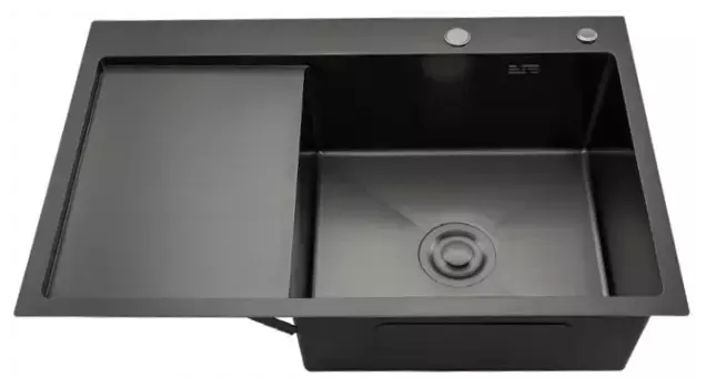 Кухонная раковина Gappo 78х50 черная