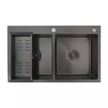 Кухонная раковина Gappo 83х50 черная