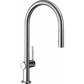 Кухонный смеситель Hansgrohe Talis M54 однорычажный, 210, Eco, с вытяжным душем, 2jet, хром 72842000