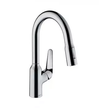 Кухонный смеситель однорычажный, 180, с вытяжным душем, 2jet Hansgrohe 71801000