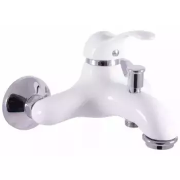 L054.5BC LABE - смеситель для ванны, БЕЛЫЙ ГЛЯНЦЕВЫЙ/ХРОМ