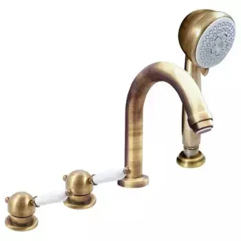 L562.5PSM LABE смеситель каскадный на 4 отверстия, ЦВЕТ БРОНЗА