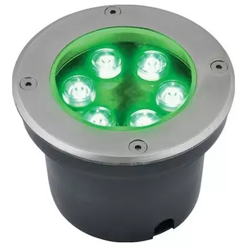 Ландшафтный светодиодный светильник Uniel ULU-B11A-6W/Green IP67 Grey UL-00006822