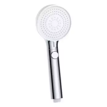 Лейка душевая Lemark LM0819CW 3-функциональная 110х243мм, хром/белый, блистер