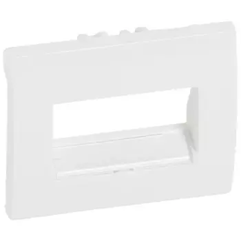 Лицевая панель Legrand Galea Life розетки RJ45 с держателем этикеток белая 777075