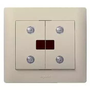 Лицевая панель Legrand Galea Life сценарного выключателя IN ONE титановая 771493