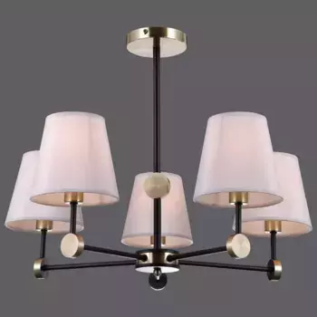 Люстра Illumico IL0394-5CSQ-24 BK AB CASTOR