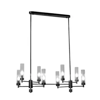 Люстра на штанге AM Group INDIGO SPL8 PEARL BLACK