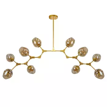 Люстра на штанге AM Group LOFT-10 GL