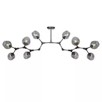 Люстра на штанге AM Group LOFT-10 BK