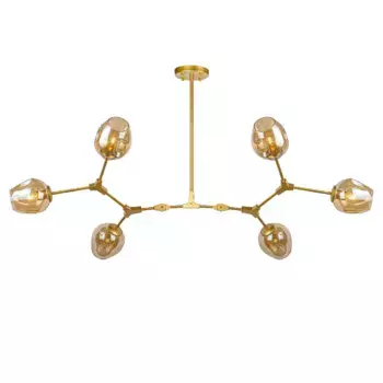 Люстра на штанге AM Group LOFT-6 GL