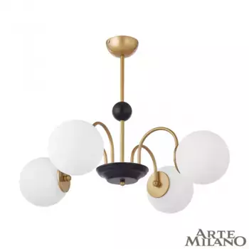 Люстра на штанге Arte Milano Napoli 312066/D700/4 BS/BK