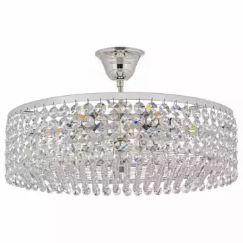 Люстра на штанге Arti Lampadari Sara Silver Sara E 1.3.40.101 S