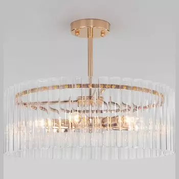 Люстра на штанге Bogate's Flamel 373/6 Smart золото