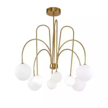 Люстра на штанге Delight Collection KG1213P-8 brass