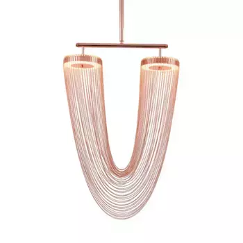 Люстра на штанге Delight Collection Otero 8608P copper