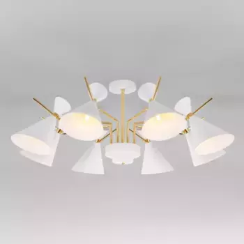 Люстра на штанге Eurosvet 70114/8 белый Smart a047643