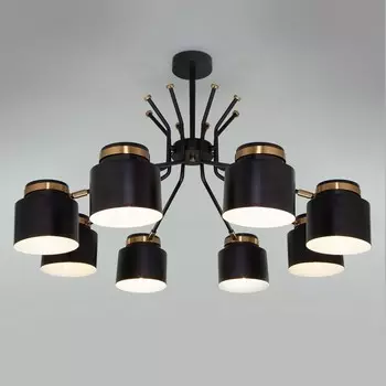 Люстра на штанге Eurosvet Batler 70133/8 черный