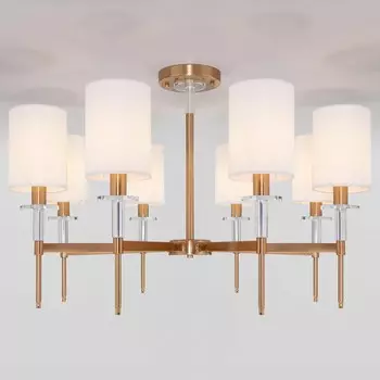 Люстра на штанге Eurosvet Brielle 60132/8 латунь