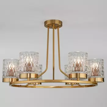 Люстра на штанге Eurosvet Calle 60127/6 латунь