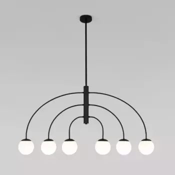 Люстра на штанге Eurosvet Cenacolo 30179/6 черный a069124