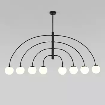 Люстра на штанге Eurosvet Cenacolo 30179/8 черный a069122