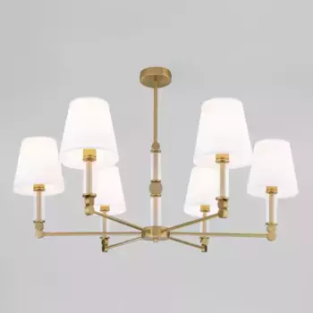 Люстра на штанге Eurosvet Conso 60145/6 латунь Smart a061950