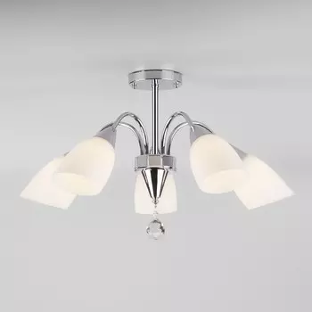 Люстра на штанге Eurosvet Ellene 30149/5 хром