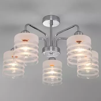 Люстра на штанге Eurosvet Essence 30176/5 хром