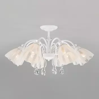 Люстра на штанге Eurosvet Floranse 30155/8 белый