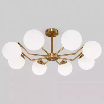 Люстра на штанге Eurosvet Frost 70154/8 латунь