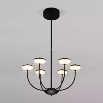 Люстра на штанге Eurosvet Fungo 50388 LED черный a068861